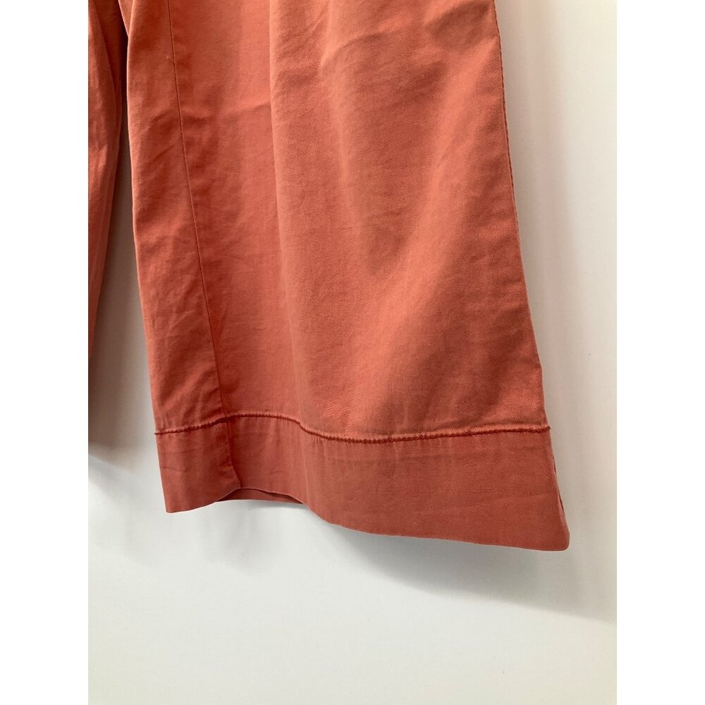 Anthropologie Size 27 Hei Hei Stretch Cotton Wide Leg Crop Chino Pants - Picture 8 of 12